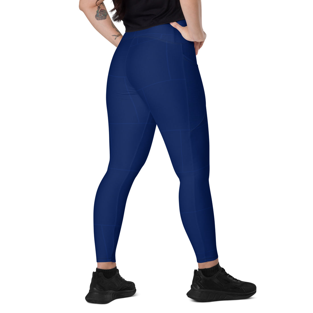 Blue Leggings with pockets